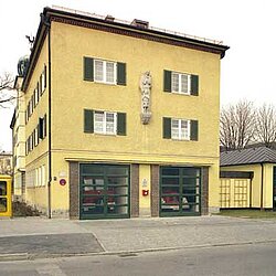 Das Gerätehaus im Jahr 1986.